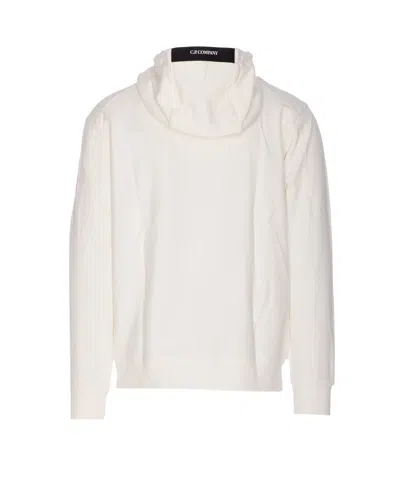 C.p. Company C.p.company Sweatshirts Sweat Hooded In White