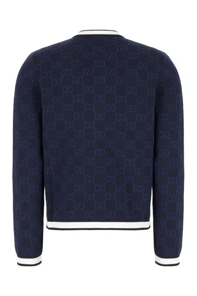 Gucci Embroidered Cotton Cardigan