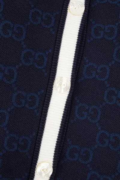 Gucci Embroidered Cotton Cardigan