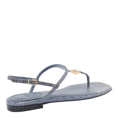 Fendi Green Open Toe Sandals