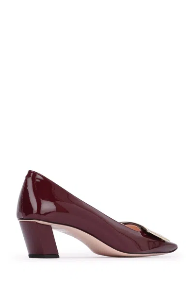 Roger Vivier 45mm Trompette Patent Leather Pumps In Multi