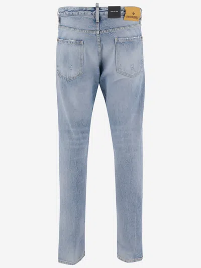 Dsquared2 Cool Guy Jeans With Used Effect In Blue