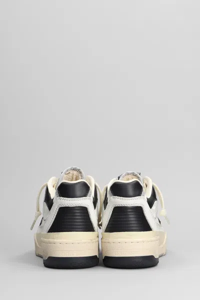 Golden Goose Forty 2 Sneakers In White Leather And Fabric