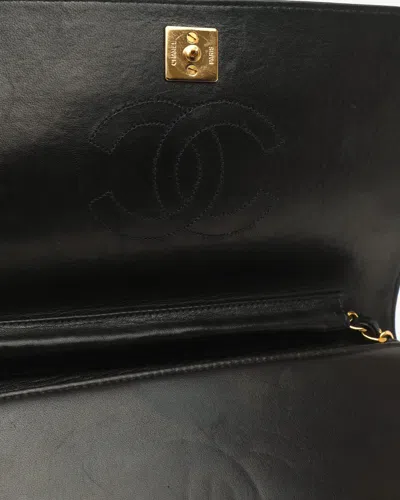 Pre-owned Chanel Classic Full Flap Bag In Black