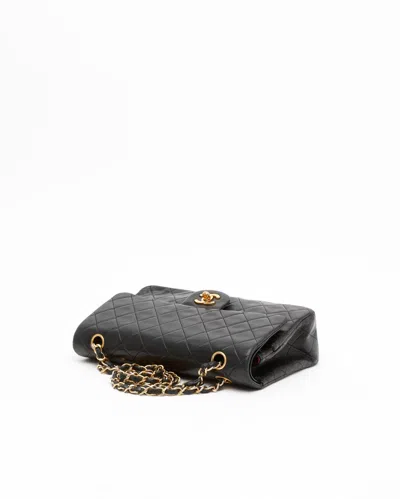 Pre-owned Chanel Classic Medium Double Flap Bag In Black