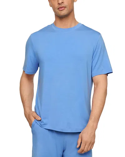 Eberjey Henry Short Pajama Set In Blue