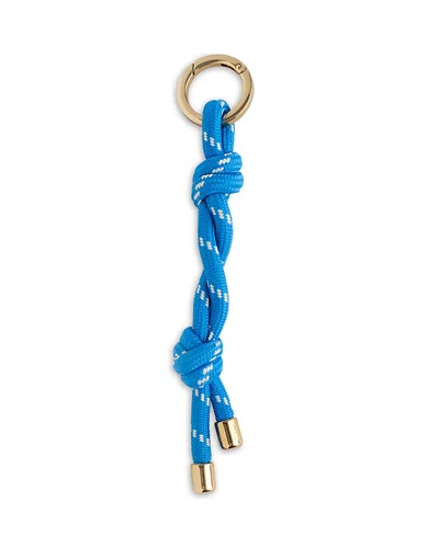 Madewell Knotted Rope Bag Charm In Blue