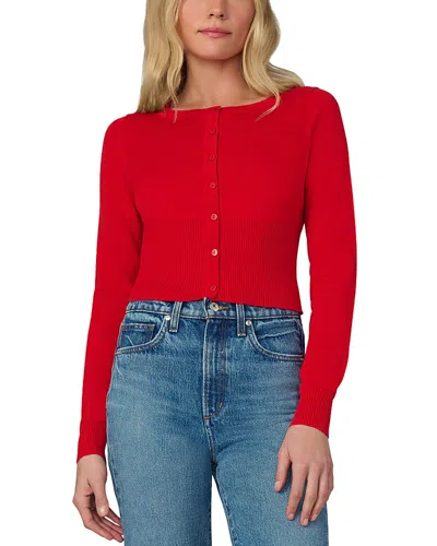 Joe's Jeans The Shrunken Cardigan Sweater In Red