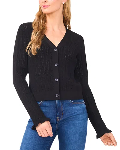 Ted Baker V Neck Cropped Cardigan In Blue