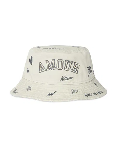 Zadig & Voltaire New Era X Zadig Tattoo Embroidered Bucket Hat In Neutral