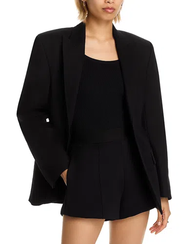Wardrobe.nyc Wardrobe. Nyc Single Breasted One Button Blazer In Black