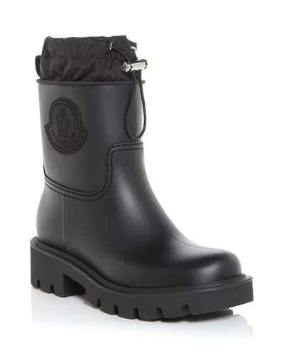 Moncler Kickstream Rubber Wellington Ankle Boots