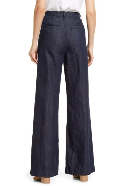 Askk Ny High Waist Cotton & Linen Trouser Jeans