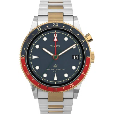 Timex ® Waterbury Traditional Gmt Bracelet Watch, 39mm