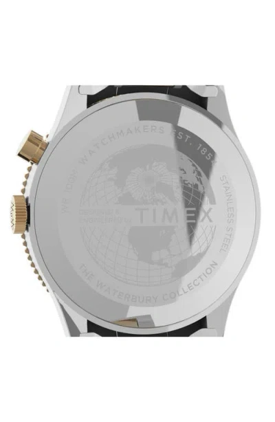 Timex ® Waterbury Traditional Gmt Bracelet Watch, 39mm