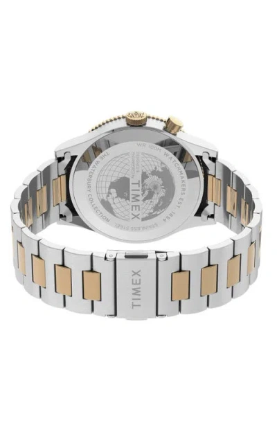 Timex ® Waterbury Traditional Gmt Bracelet Watch, 39mm