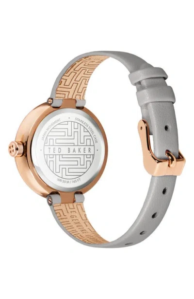 Ted Baker London Lenara Leather Strap Watch, 28mm