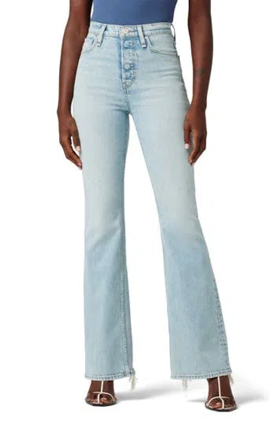 Hudson Faye High Waist Fray Hem Bootcut Jeans