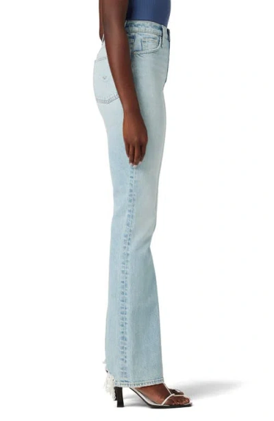 Hudson Faye High Waist Fray Hem Bootcut Jeans