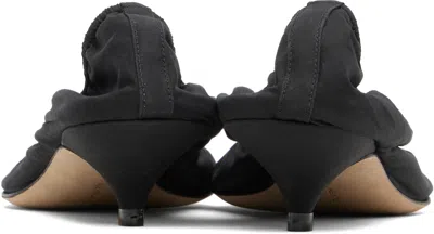 The Row Black Liisa Kitten Heels