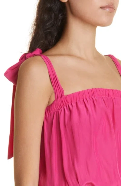 Ramy Brook Kira Shoulder-tie A-line Mini Dress