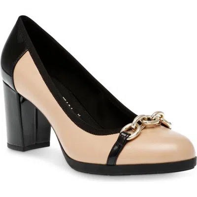 Anne Klein Celina Chain Block Heel Pump