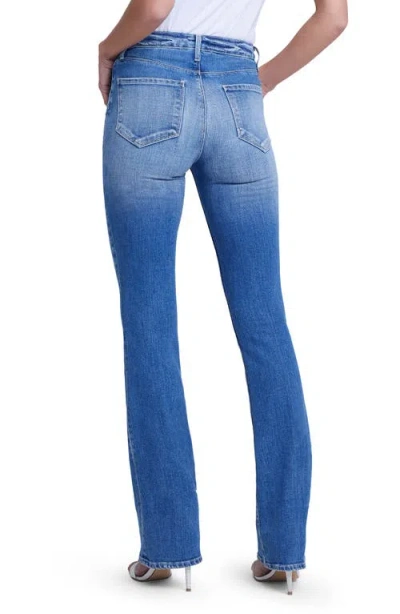 L Agence Selma High Waist Sleek Baby Bootcut Jeans In Blue