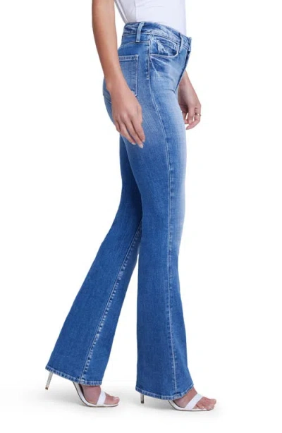L Agence Selma High Waist Sleek Baby Bootcut Jeans In Blue