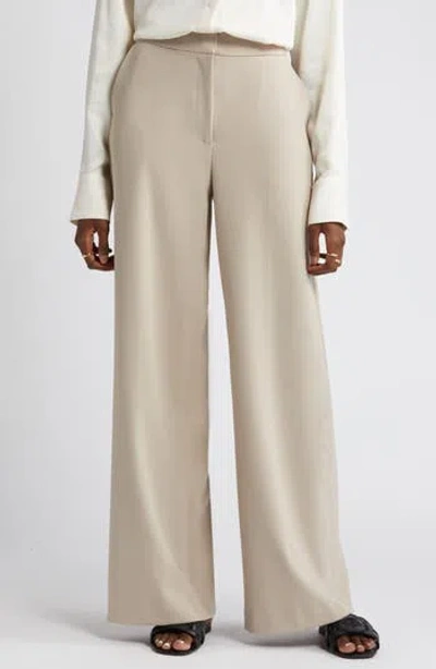 Nordstrom Flat Front Wide Leg Knit Pants