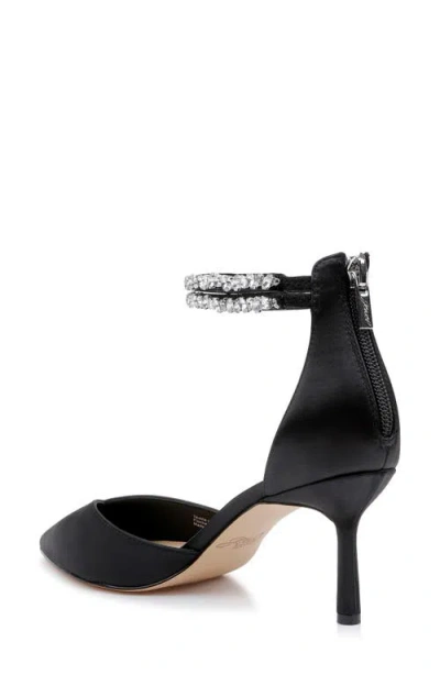 Jewel Badgley Mischka Maya Ankle Strap Pointed Toe Pump