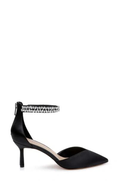 Jewel Badgley Mischka Maya Ankle Strap Pointed Toe Pump