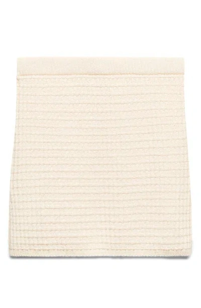 Mango Knit Miniskirt