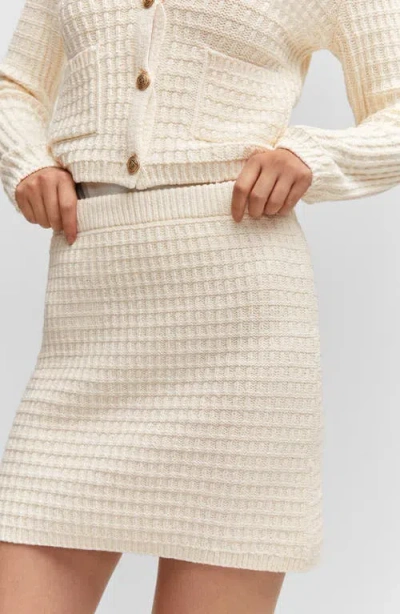 Mango Knit Miniskirt