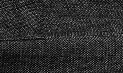 Eileen Fisher Tweedy Hemp Cotton High Collar Coat In Black