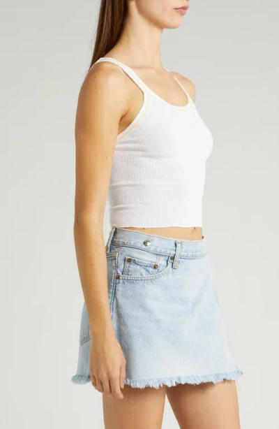 Re/done Rib Crop Tank