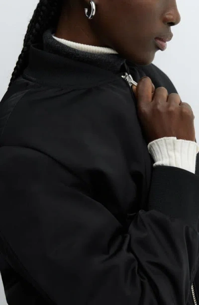 Mango Oversize Bomber Jacket
