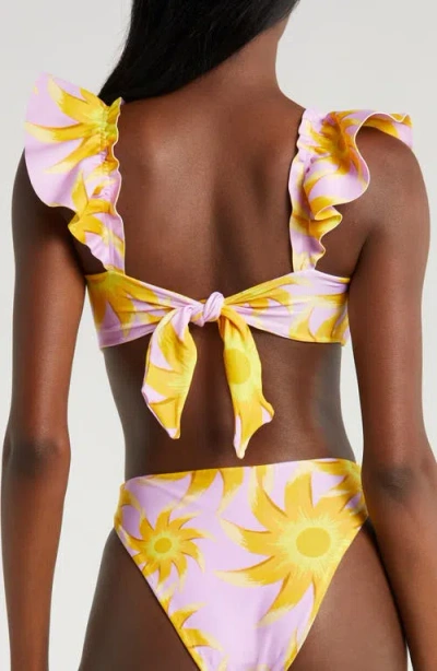 Farm Rio Sunny Side Bandeau Bikini Top