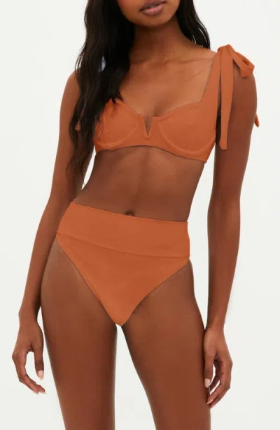 Beach Riot Highway High Waist Bikini Bottoms
