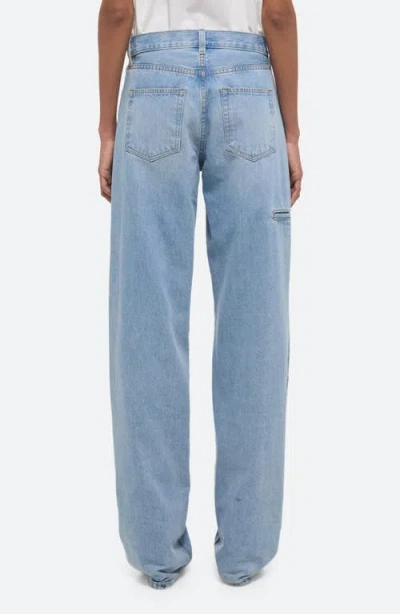 Helmut Lang Carpenter Hoch Sitzende Jeans Mit Geradem Bein In Ausgewaschener Optik