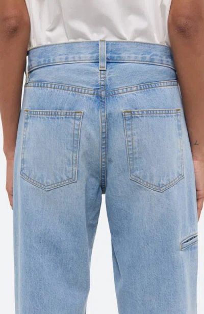 Helmut Lang Carpenter Hoch Sitzende Jeans Mit Geradem Bein In Ausgewaschener Optik