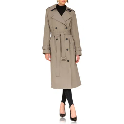 Avec Les Filles City Relaxed Water Resistant Belted Trench Coat