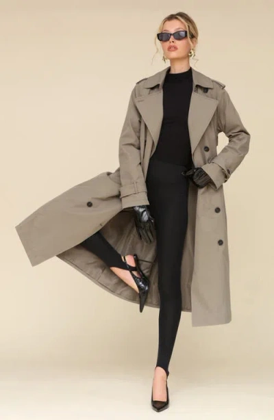Avec Les Filles City Relaxed Water Resistant Belted Trench Coat