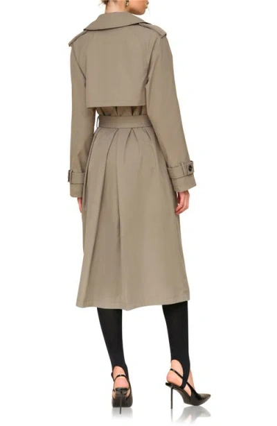 Avec Les Filles City Relaxed Water Resistant Belted Trench Coat