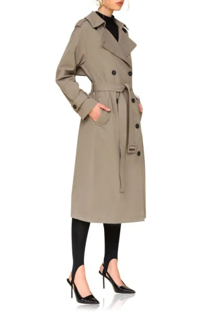 Avec Les Filles City Relaxed Water Resistant Belted Trench Coat