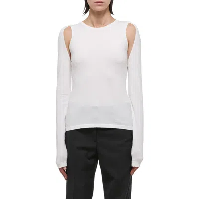Helmut Lang Cutout Crewneck Sweater