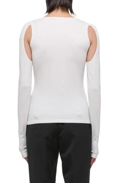 Helmut Lang Cutout Crewneck Sweater