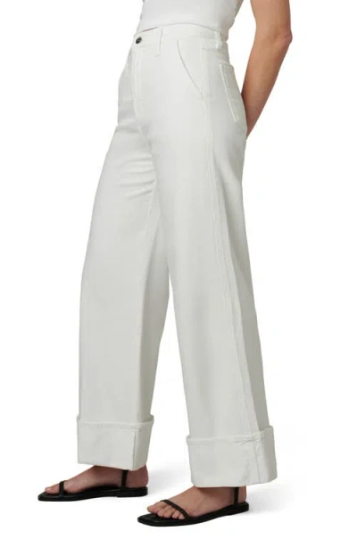 Joe's The Trixie Cuff High Waist Wide Leg Trouser Jeans