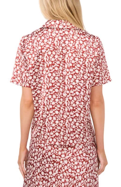 Halogen ® Short Sleeve Button-up Camp Shirt