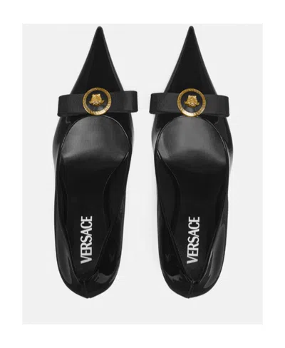 Versace Gianni Pointed Toe Pumps