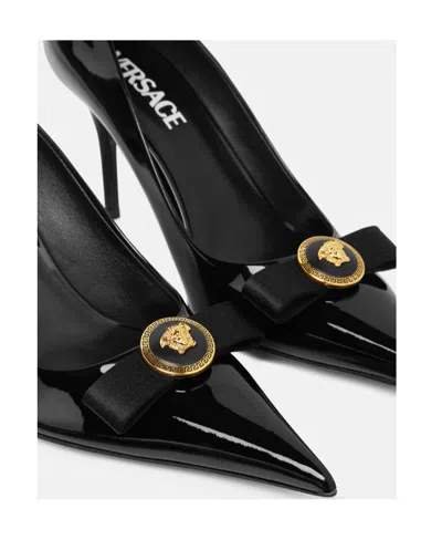 Versace Gianni Pointed Toe Pumps